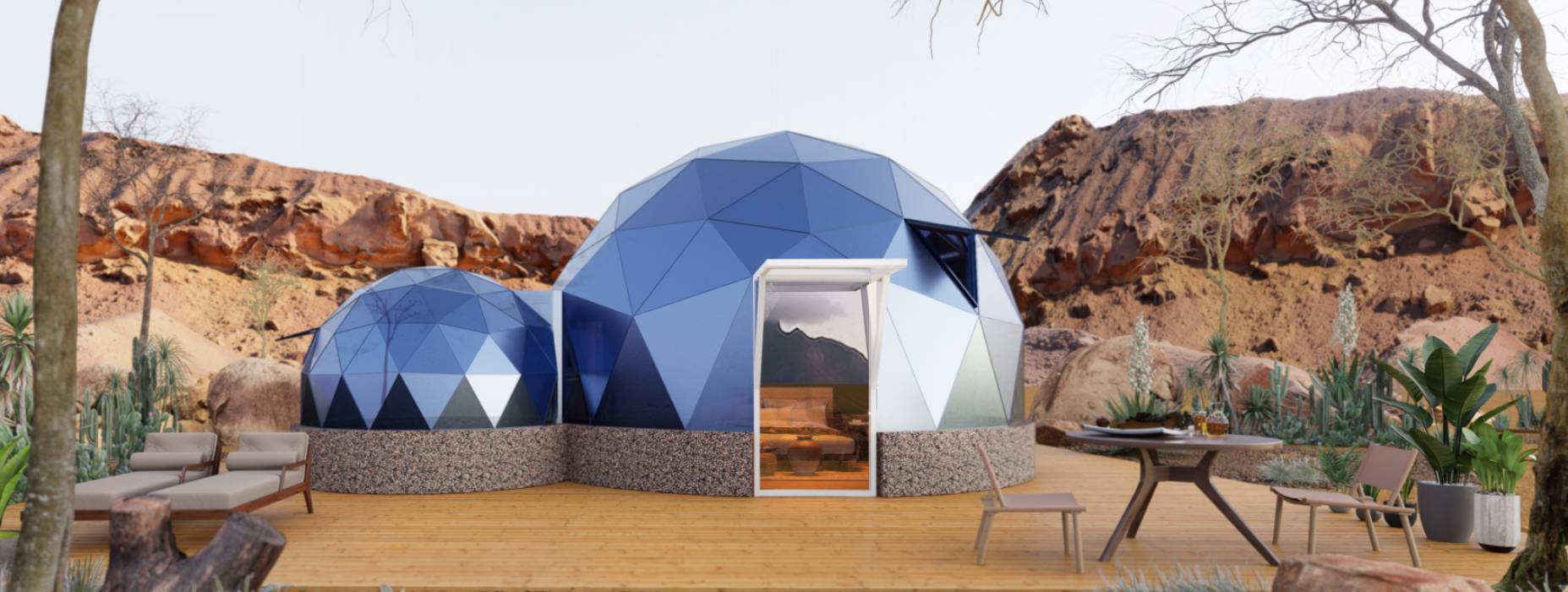 扶风县球形智能光伏玻璃星空房